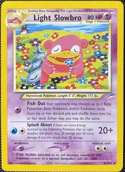 Light Slowbro 51/105 Neo Destiny Regular - PokÃ©mon Card - Image 1