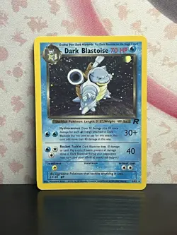 Pokemon TCG Dark Blastoise 3/82 Team Rocket Vintage Holo Rare 1999 WOTC LP - Image 1