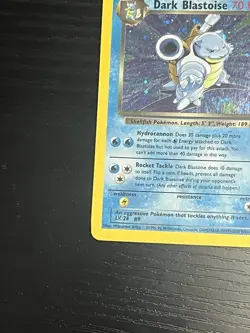Pokemon TCG Dark Blastoise 3/82 Team Rocket Vintage Holo Rare 1999 WOTC LP - Image 6