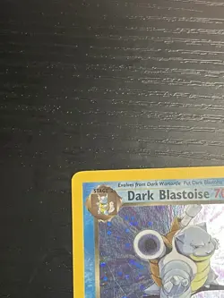 Pokemon TCG Dark Blastoise 3/82 Team Rocket Vintage Holo Rare 1999 WOTC LP - Image 3