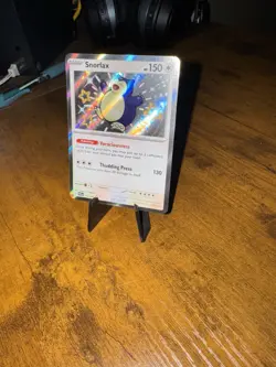 Pokemon Snorlax 202/091 Scarlet & Violet Paldean Fates Baby Shiny Rare Card - Image 3