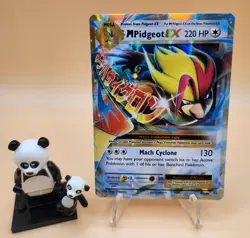 PokÃ©mon TCG Evolutions M Pidgeot EX XY Holo Card 65/108 Ultra Rare - Image 1