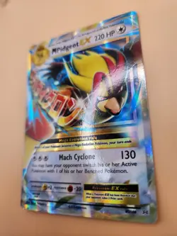 PokÃ©mon TCG Evolutions M Pidgeot EX XY Holo Card 65/108 Ultra Rare - Image 5