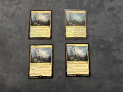 Starting Town Final Fantasy MTG x 4 (2 Regular, 2 Foil) - Image 1