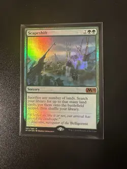 Scapeshift Core Set 2019 Foil MTG Near Mint - Image 1