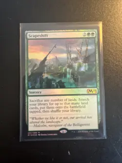 Scapeshift Core Set 2019 Foil MTG Near Mint - Image 1