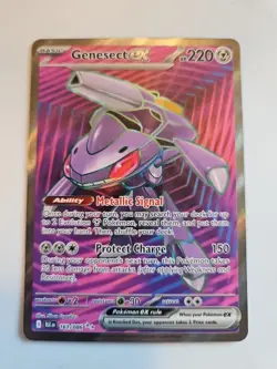 Genesect ex 161/086 SV: Black Bolt Ultra Rare Full Art Holo Pokemon TCG NM/M EN - Image 1