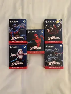 IN HAND MTG Spiderman Welcome Deck  Set Of 5 - SDCC 2025 Magic The Gathering - Image 6