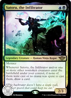 MTG Satoru, the Infiltrator | NM Foil | Outlaws of Thunder Junction (OTJ) - Image 1