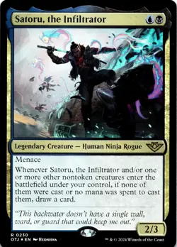 MTG Satoru, the Infiltrator | NM Foil | Outlaws of Thunder Junction (OTJ) - Image 2