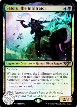 MTG Satoru, the Infiltrator | NM Foil | Outlaws of Thunder Junction (OTJ) - Image 4