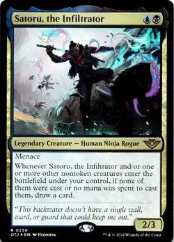 MTG Satoru, the Infiltrator | NM Foil | Outlaws of Thunder Junction (OTJ) - Image 5