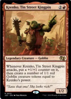 MTG Krenko, Tin Street Kingpin (572) | NM | FDN Jumpstart (J25) - Image 1