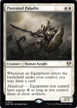 MTG Puresteel Paladin (51) | NM | Commander Masters (CMM) - Image 3