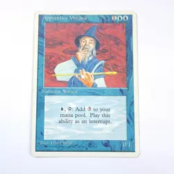 Apprentice Wizard - MTG - Fourth Edition - LP - Image 1