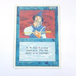 Apprentice Wizard - MTG - Fourth Edition - LP - Image 3