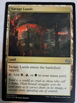 Savage Lands - Modern MASTERS 3 2017 MM3 MTG MAGIC (243/249) LP - Image 2