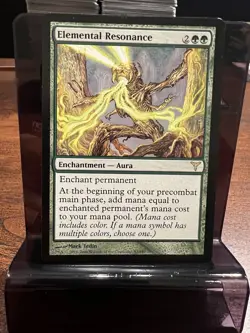 Elemental Resonance Dissension Green Rare MAGIC MTG CARD Unplayed! UP NM - Image 3