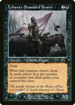 MTG Liliana's Standard Bearer - Foil - Retro Frame, Secret Lair Drop Series, Nea - Image 2