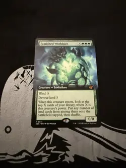Famished Worldsire Extended Art Non Foil - Image 1