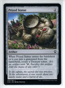 PRIZED STATUE Battle for Baldur's Gate #334 CLB(NM+)(MTG) - Image 2