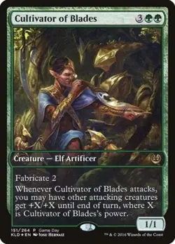 MTG - Cultivator of Blades - - Light Play - Foil - Image 1