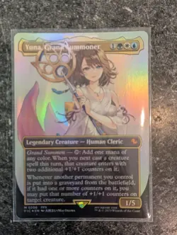 Yuna, Grand Summoner - 208 - Magic: Final Fantasy MTG - Borderless - Mythic FOIL - Image 1