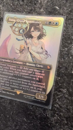 Yuna, Grand Summoner - 208 - Magic: Final Fantasy MTG - Borderless - Mythic FOIL - Image 8