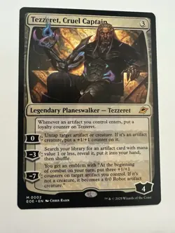 x1 Tezzeret, Cruel Captain M MTG Edge of Eternities M/NM, English - Image 1