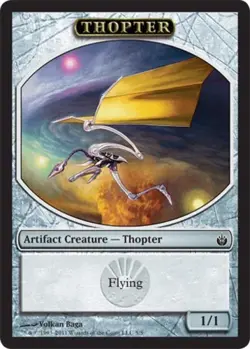 1 x Thopter Token - Mirrodin Besieged - NM-Mint - MTG - Image 2