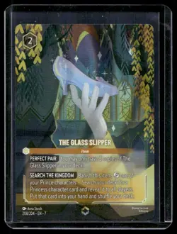 2025 Disney Lorcana Archazia's Island The Glass Slipper #208 Enchanted - Image 1