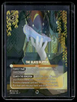 2025 Disney Lorcana Archazia's Island The Glass Slipper #208 Enchanted - Image 3
