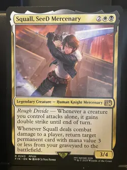 Squall, SeeD Mercenary #243 NM/M Final Fantasy MTG Magic Rare Card FF8 FFVIII - Image 2