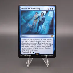 Memories Returning #63 NM/M Final Fantasy MTG Magic Blue Rare Card FFVIII FF8 - Image 1