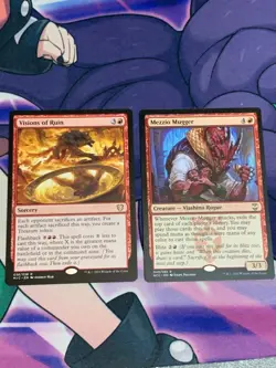 C2149 MAGIC THE GATHERING MTG VISIONS OF RUIN MEZZIO MUGGER RARE DMG - Image 1