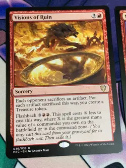 C2149 MAGIC THE GATHERING MTG VISIONS OF RUIN MEZZIO MUGGER RARE DMG - Image 24