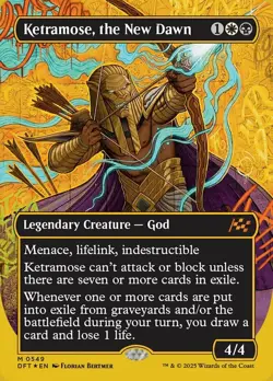 Slightly Played, English - 1 x MTG Ketramose, the New Dawn - First-Place Foil - - Image 2