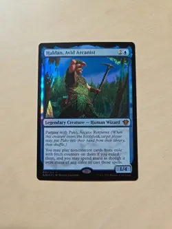 MTG Haldan, Avid Arcanist Commander 2020 002/322 Foil Mythic - Image 1