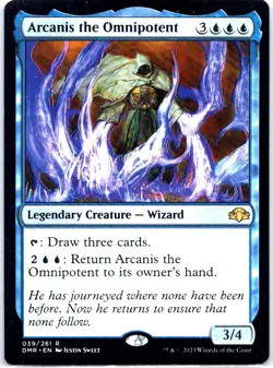 #39 Arcanis the Omnipotent Eternal Masters Rare - Image 3