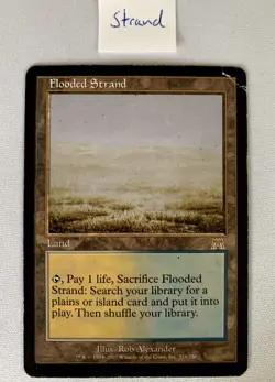 x1 Flooded Strand, Onslaught, Magic the Gathering, Fetch Land, MTG, MP - Image 1