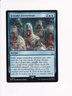 MAGIC THE GATHERING MTG ASSASSIN'S CREED BECOME ANONYMOUS (#1) - Image 1