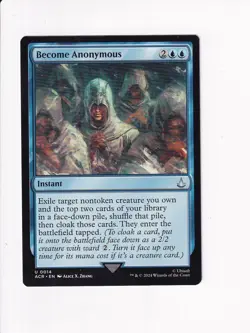 MAGIC THE GATHERING MTG ASSASSIN'S CREED BECOME ANONYMOUS (#1) - Image 2