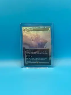 MTG, Minas Tirith FOIL (Borderless) 420 Universes Beyond: the Lord of the Rings - Image 1