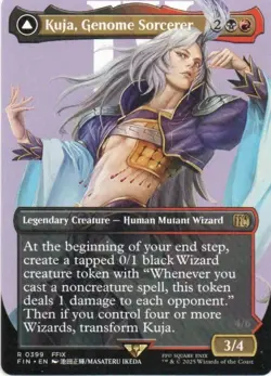 MTG: Final Fantasy: Borderless Kuja, Genome Sorcerer: Lightly Played Condition - Image 1