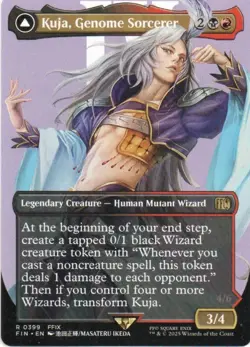 MTG: Final Fantasy: Borderless Kuja, Genome Sorcerer: Lightly Played Condition - Image 2