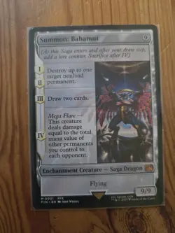 Summon: Bahamut Mythic Card Magic: The Gathering Final Fantasy Card 0001 M - Image 1
