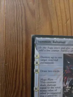 Summon: Bahamut Mythic Card Magic: The Gathering Final Fantasy Card 0001 M - Image 4