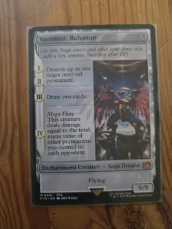 Summon: Bahamut Mythic Card Magic: The Gathering Final Fantasy Card 0001 M - Image 7