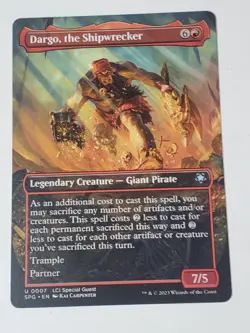 MTG - Dargo, the Shipwrecker (Borderless) - Special Guests Regular - Image 3