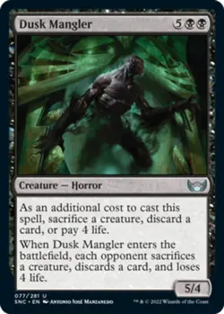 4x Dusk Mangler NM-Mint, English Streets of New Capenna MTG Magic - Image 1
